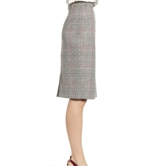 NEW 1. State Black Plaid Pencil Skirt - Picture 12 of 12